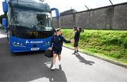 2 September 2023; Leinster head coach Tania Rosser arrives before the Vodafone Women’s Interprovincial Championship final between Munster and Leinster at Musgrave Park in Cork. Photo by Eóin Noonan/Sportsfile