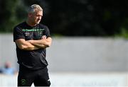 2 September 2023; Peamount United manager James O'Callaghan before the SSE Airtricity Women's Premier Division match between DLR Waves and Peamount United at Whitehall Stadium in Dublin. Photo by Tyler Miller/Sportsfile