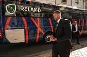 2 September 2023; Stuart McCloskey arrives for the Ireland Rugby World Cup 2023 welcome ceremony at Le Grand Théâtre de Tours in France. Photo by Brendan Moran/Sportsfile