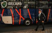 2 September 2023; Jimmy O’Brien arrives for the Ireland Rugby World Cup 2023 welcome ceremony at Le Grand Théâtre de Tours in France. Photo by Brendan Moran/Sportsfile