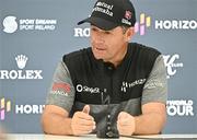 5 September 2023; Pádraig Harrington of Ireland during a media conference in advance of the Horizon Irish Open Golf Championship at The K Club in Straffan, Kildare. Photo by Eóin Noonan/Sportsfile