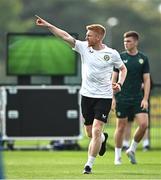 5 September 2023; Assistant coach Paul McShane during a Republic of Ireland U21 training session at the FAI National Training Centre in Abbotstown, Dublin. Photo by Harry Murphy/Sportsfile
