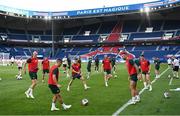 6 September 2023; A general view of players during a Republic of Ireland training session at Parc des Princes in Paris, France. Photo by Stephen McCarthy/Sportsfile