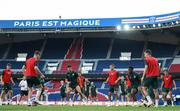 6 September 2023; A general view of players during a Republic of Ireland training session at Parc des Princes in Paris, France. Photo by Stephen McCarthy/Sportsfile