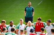 8 September 2023; Head coach Andy Farrell watches his players during the Ireland rugby squad captain's run at the Stade de Bordeaux in Bordeaux, France. Photo by Brendan Moran/Sportsfile
