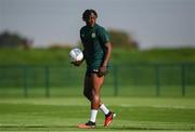 8 September 2023; Jonathan Afolabi during a Republic of Ireland training session at the FAI National Training Centre in Abbotstown, Dublin. Photo by Stephen McCarthy/Sportsfile