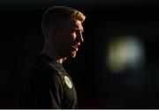 8 September 2023; Republic of Ireland coach Paul McShane before the UEFA European Under-21 Championship Qualifier match between Republic of Ireland and Turkey at Turner’s Cross in Cork. Photo by Eóin Noonan/Sportsfile