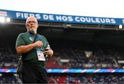 7 September 2023; Republic of Ireland kitman Fergus McNally before the UEFA EURO 2024 Championship qualifying group B match between France and Republic of Ireland at Parc des Princes in Paris, France. Photo by Stephen McCarthy/Sportsfile