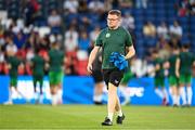 7 September 2023; Republic of Ireland's STATSports analyst Andrew Morrissey before the UEFA EURO 2024 Championship qualifying group B match between France and Republic of Ireland at Parc des Princes in Paris, France. Photo by Stephen McCarthy/Sportsfile