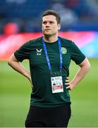 7 September 2023; Republic of Ireland analyst Rob Weaver before the UEFA EURO 2024 Championship qualifying group B match between France and Republic of Ireland at Parc des Princes in Paris, France. Photo by Stephen McCarthy/Sportsfile