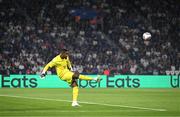 7 September 2023; France goalkeeper Mike Maignan during the UEFA EURO 2024 Championship qualifying group B match between France and Republic of Ireland at Parc des Princes in Paris, France. Photo by Stephen McCarthy/Sportsfile