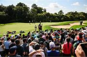 9 September 2023; Rory McIlroy of Northern Ireland putts for a birdie on the eigth green during day three of the Horizon Irish Open Golf Championship at The K Club in Straffan, Kildare. Photo by Ramsey Cardy/Sportsfile