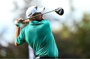 9 September 2023; Shane Lowry of Ireland watches his tee shot on the 10th hole during day three of the Horizon Irish Open Golf Championship at The K Club in Straffan, Kildare. Photo by Ramsey Cardy/Sportsfile