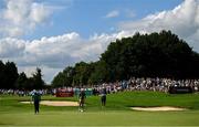 9 September 2023; Shane Lowry of Ireland putts on the eighth green during day three of the Horizon Irish Open Golf Championship at The K Club in Straffan, Kildare. Photo by Ramsey Cardy/Sportsfile