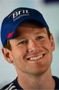 2 September 2013; England captain Eoin Morgan during a press conference ahead of their RSA Challenge One Day International against Ireland on Tuesday.  England Cricket Press Conference, Malahide, Co, Dublin. Photo by Sportsfile