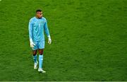 10 September 2023; Republic of Ireland goalkeeper Gavin Bazunu during the UEFA EURO 2024 Championship qualifying group B match between Republic of Ireland and Netherlands at the Aviva Stadium in Dublin. Photo by Ben McShane/Sportsfile