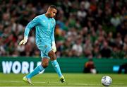 10 September 2023; Republic of Ireland goalkeeper Gavin Bazunu during the UEFA EURO 2024 Championship qualifying group B match between Republic of Ireland and Netherlands at the Aviva Stadium in Dublin. Photo by Sam Barnes/Sportsfile