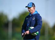 18 September 2023; Head coach Leo Cullen during a Leinster rugby squad training session at UCD in Dublin. Photo by Harry Murphy/Sportsfile