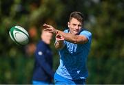 18 September 2023; Lee Barron during a Leinster rugby squad training session at UCD in Dublin. Photo by Harry Murphy/Sportsfile