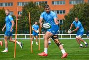 18 September 2023; Rory McGuire during a Leinster rugby squad training session at UCD in Dublin. Photo by Harry Murphy/Sportsfile