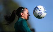 18 September 2023; Abbie Larkin during a Republic of Ireland women training session at the FAI National Training Centre in Abbotstown, Dublin. Photo by Stephen McCarthy/Sportsfile