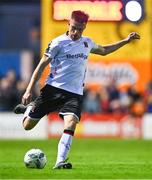 15 September 2023; Connor Malley of Dundalk during the Sports Direct Men’s FAI Cup quarter-final match between Galway United and Dundalk at Eamonn Deacy Park in Galway. Photo by Ben McShane/Sportsfile