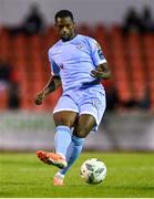 22 September 2023; Sadou Diallo of Derry City during the SSE Airtricity Men's Premier Division match between Sligo Rovers and Derry City at The Showgrounds in Sligo. Photo by Tyler Miller/Sportsfile