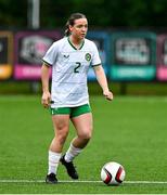 24 September 2023; Meabh Russell of Republic of Ireland during the Women's U19 international friendly match between Northern Ireland and Republic of Ireland at Blanchflower Stadium in Belfast. Photo by Ben McShane/Sportsfile