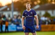 22 September 2023; Ciarán Frawley of Leinster during the pre season friendly match between Leinster and Ulster at Navan RFC in Navan, Meath. Photo by David Fitzgerald/Sportsfile