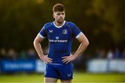 22 September 2023; Harry Byrne of Leinster during the pre season friendly match between Leinster and Ulster at Navan RFC in Navan, Meath. Photo by David Fitzgerald/Sportsfile