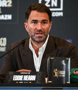 26 September 2023; Promoter Eddie Hearn during the official pre-fight press conference, at The Westin Hotel in Dublin, ahead of the highly anticipated rematch between Chantelle Cameron and Katie Taylor on November 25th. Photo by David Fitzgerald/Sportsfile