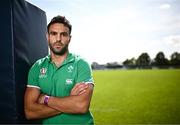 30 September 2023; Conor Murray poses for a portait during an Ireland rugby media conference at Complexe de la Chambrerie in Tours, France. Photo by Harry Murphy/Sportsfile