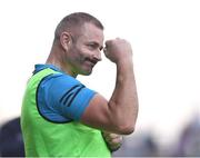 8 October 2023; Mohill manager Eamonn O'Hara celebrates a late score for his side during the Leitrim County Senior Club Football Championship final match between Mohill and St Mary's Kiltoghert at Avant Money Páirc Seán Mac Diarmada in Carrick-on-Shannon, Leitrim. Photo by Piaras Ó Mídheach/Sportsfile