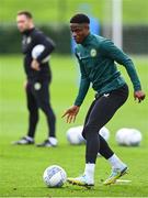 10 October 2023; Chiedozie Ogbene during a Republic of Ireland training session at the FAI National Training Centre in Abbotstown, Dublin. Photo by Stephen McCarthy/Sportsfile