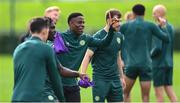 10 October 2023; Chiedozie Ogbene during a Republic of Ireland training session at the FAI National Training Centre in Abbotstown, Dublin. Photo by Stephen McCarthy/Sportsfile