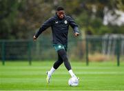 11 October 2023; Chiedozie Ogbene during a Republic of Ireland training session at the FAI National Training Centre in Abbotstown, Dublin. Photo by Stephen McCarthy/Sportsfile