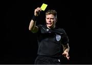 11 October 2023; Referee Jakob Alexander Sundberg during the UEFA European U17 Championship qualifying group 10 match between Republic of Ireland and Armenia at Carrig Park in Fermoy, Cork. Photo by Eóin Noonan/Sportsfile