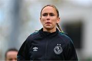14 October 2023; Stephanie Zambra of Shamrock Rovers before the FAI Women's Cup semi-final match between Shamrock Rovers and Shelbourne at Tallaght Stadium in Dublin. Photo by Ben McShane/Sportsfile