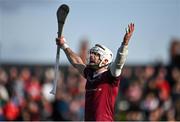 15 October 2023; Neil McManus of Ruairí Óg Cushendall during the Antrim County Senior Club Hurling Championship final match between Ruairi Og Cushendall and Loughgiel Shamrocks at Corrigan Park in Belfast. Photo by David Fitzgerald/Sportsfile