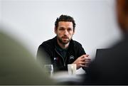 16 October 2023; GPA chief executive officer Tom Parsons speaking during a GPA post AGM media briefing at the Radisson Blu Hotel in Dublin Airport, Dublin. Photo by David Fitzgerald/Sportsfile