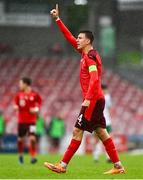 17 October 2023; Eman Kospo of Switzerland after the UEFA European U17 Championship qualifying group 10 match between Switzerland and Republic of Ireland at Turner's Cross in Cork. Photo by Eóin Noonan/Sportsfile