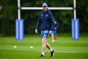 17 October 2023; Head coach Leo Cullen during Leinster rugby squad training at UCD in Dublin. Photo by Ben McShane/Sportsfile
