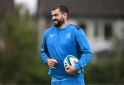 17 October 2023; Rory McGuire during Leinster rugby squad training at UCD in Dublin. Photo by Ben McShane/Sportsfile