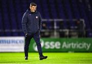 20 October 2023; Treaty United manager Tommy Barrett before the SSE Airtricity Men's First Division match between Waterford and Treaty United at RSC in Waterford. Photo by Michael P Ryan/Sportsfile