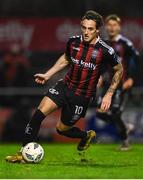 20 October 2023; Dylan Connolly of Bohemians during the SSE Airtricity Men's Premier Division match between Bohemians and St Patrick's Athletic at Dalymount Park in Dublin. Photo by Tyler Miller/Sportsfile