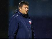 20 October 2023; Treaty United assistant manager Dave Rooney before the SSE Airtricity Men's First Division match between Waterford and Treaty United at RSC in Waterford. Photo by Michael P Ryan/Sportsfile