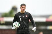 17 October 2023; Lionel Huwiler of Switzerland  during the UEFA European U17 Championship qualifying group 10 match between Switzerland and Republic of Ireland at Turner's Cross in Cork. Photo by Eóin Noonan/Sportsfile