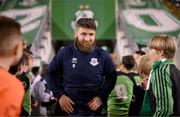 22 October 2023; Gary Deegan of Drogheda United before the SSE Airtricity Men's Premier Division match between Shamrock Rovers and Drogheda United at Tallaght Stadium in Dublin. Photo by Stephen McCarthy/Sportsfile