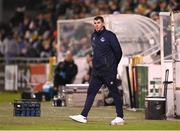 22 October 2023; Drogheda United manager Kevin Doherty during the SSE Airtricity Men's Premier Division match between Shamrock Rovers and Drogheda United at Tallaght Stadium in Dublin. Photo by Stephen McCarthy/Sportsfile