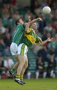 11 July 2004; Marc O'Se, Kerry, in action against Conor Fitzgerald, Limerick. Bank of Ireland Munster Senior Football Championship Final, Limerick v Kerry, Gaelic Grounds, Limerick. Picture credit; Brendan Moran / SPORTSFILE